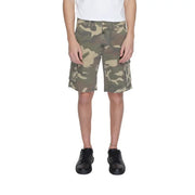 Olive and beige camouflage cargo shorts by us polo assn for men offering classic comfort and style