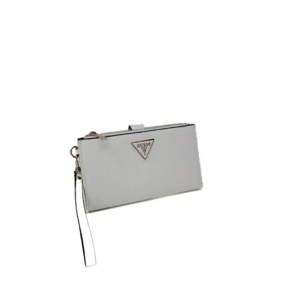 Pre leather clutch bag by Guess featuring urban city style for women’s wallets