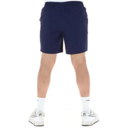 Psycho Bunny Herren-Sportshorts aus marineblauem Polyester mit Kordelzugbund und Seitentaschen für Badebekleidung