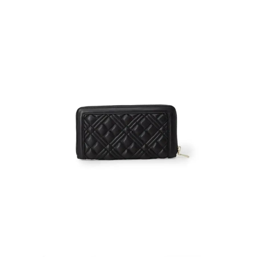 
                      
                        Love Moschino women’s quilted leather wallet showcasing urban city fashion
                      
                    