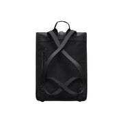 Rains Herren-Mini-Rucksack, schwarz, mit elegantem Kreuzgurt-Design, matter Oberfläche und Reißverschlusstaschen (B 10 x H 40 x L 10 cm)