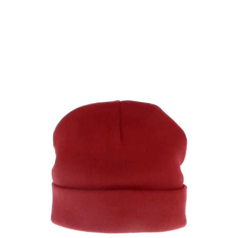 Red knit beanie from Champion Women, ideal for fall and winter wear