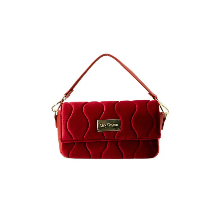 Gio Cellini Gio Cellini Women Bag featuring a luxurious red velvet bag