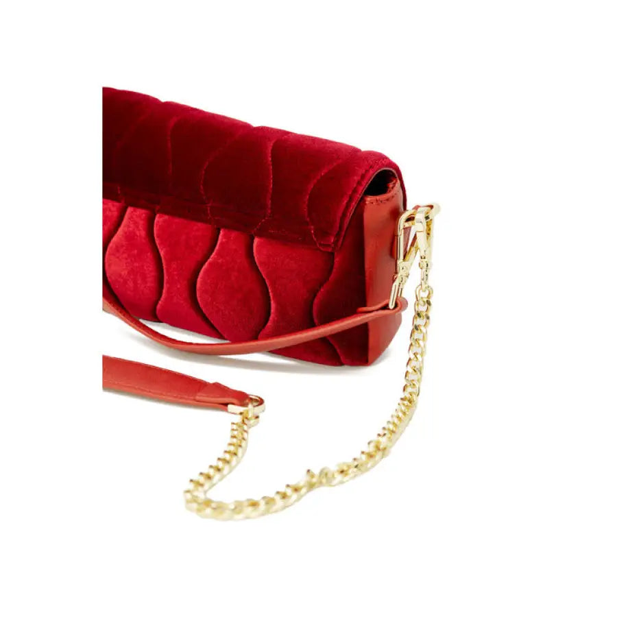 Gio Cellini red velvet clutch bag featured in Gio Cellini Women Bag collection