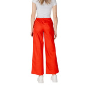 Elegant Red Wide Leg Pants showcasing stylish and comfortable fashion for women