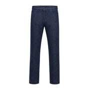 Replay Jeans für Herren in Dunkelblau mit geradem Bein und klassischem Fünf-Taschen-Design, Vorderansicht