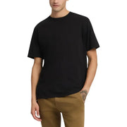 Wiederholungsmänner t-shirt Schwarzes, minimalistisches Design mit Rundhalsausschnitt und kurzen Ärmeln, geeignet für Freizeitkleidung