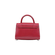 Replay Damenhandtasche, rot, Mini-Tasche aus Synthetik mit lebendiger Lederstruktur, rechteckige Form, 23 x 16 x 7 cm top handhaben