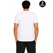Roberto Cavalli Herren-Baumwollunterhemd, weiß, Kurzarm, Rundhalsausschnitt t-shirt Vorderansicht
