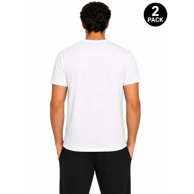 Roberto Cavalli Herren-Baumwollunterhemd, weiß, Kurzarm, Rundhalsausschnitt t-shirt Vorderansicht