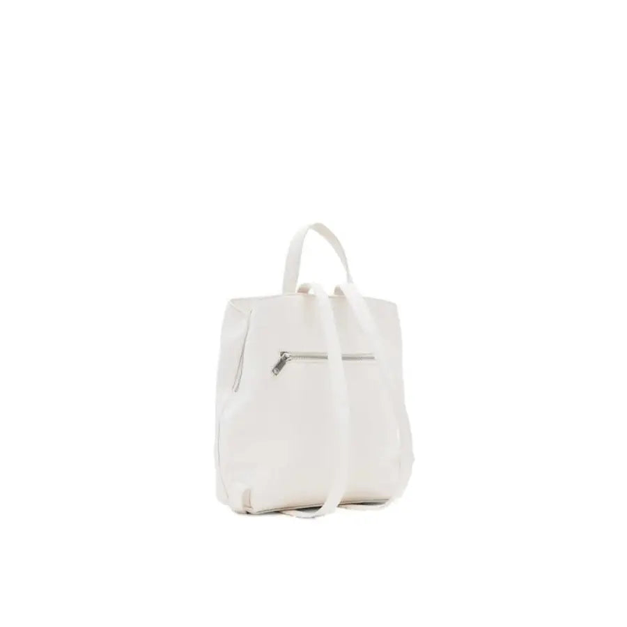 
                      
                        Desigual women bag, The Row backpack in white showcased
                      
                    