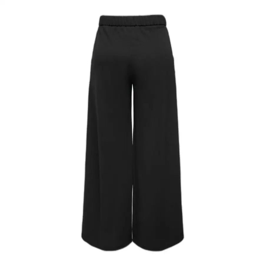 Yong women trousers - Jacqueline De Yong black wide leg trousers for women