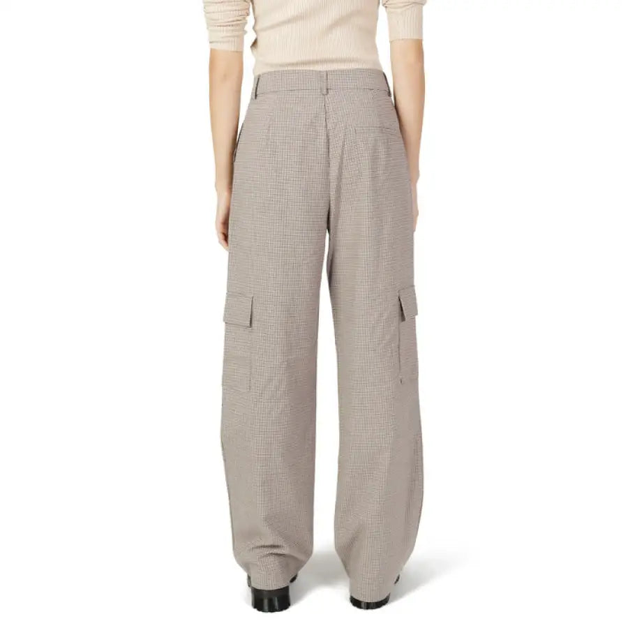 The Row Ginna Check Wool Trousers for Women - Urban City Style Clothing Featured Product