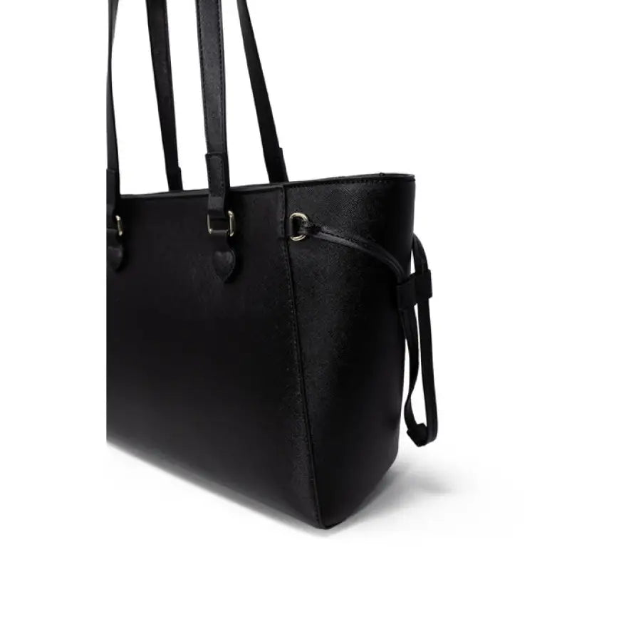 Love Moschino black tote bag for spring summer, perfect women’s accessory.