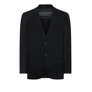 Rrd Herrenblazer aus blauem Polyamid mit elegantem, tailliertem Schnitt und zwei Knöpfen vorne – ideal für Frühling und Sommer.