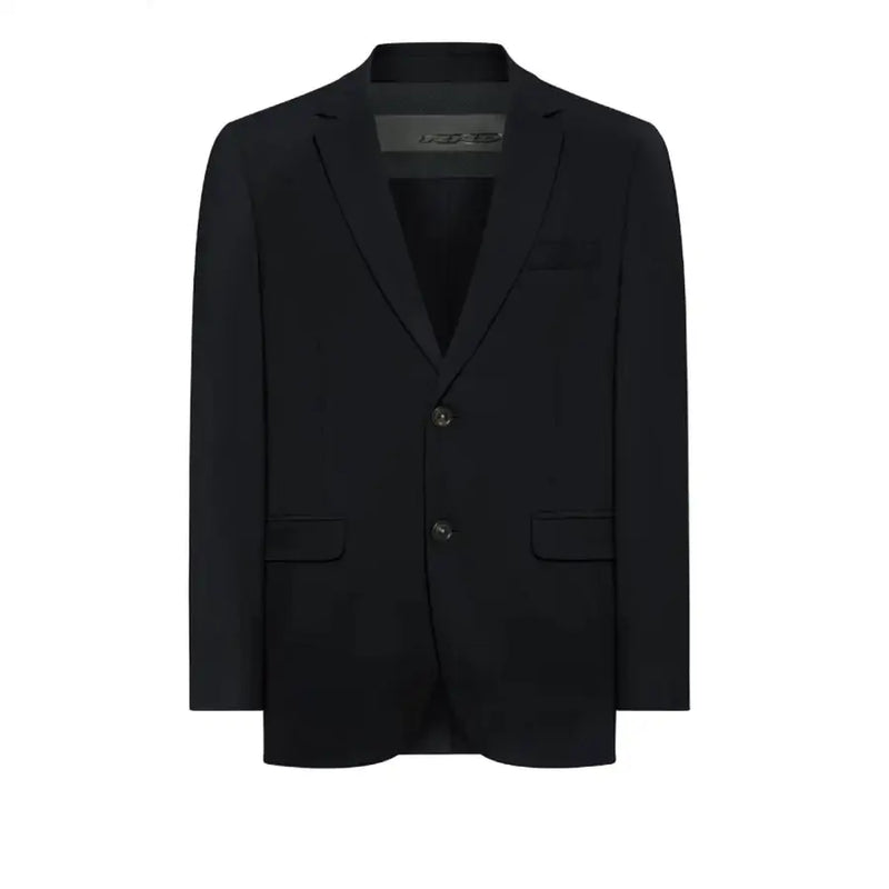 Rrd Herrenblazer aus blauem Polyamid mit elegantem, tailliertem Schnitt und zwei Knöpfen vorne – ideal für Frühling und Sommer.