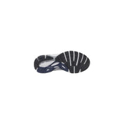 Schwarze und weiße Sohle eines Sportschuhs mit marineblauen Akzenten von saucony Herren-Sneaker, grau, Textil, Progrid Guide 7