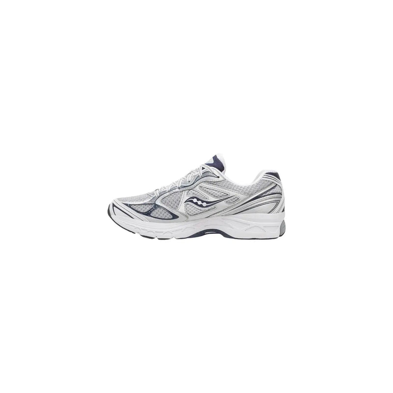 Silber und Marineblau Saucony graue Herren-Sneaker Progrid Guide 7 mit Textilobermaterial aus Mesh und weißer Gummisohle