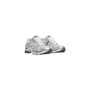 Saucony Weiße Herren-Sneaker Progrid Triumph 4 aus Synthetik mit silbernem Mesh-Obermaterial und schwarzen Akzenten