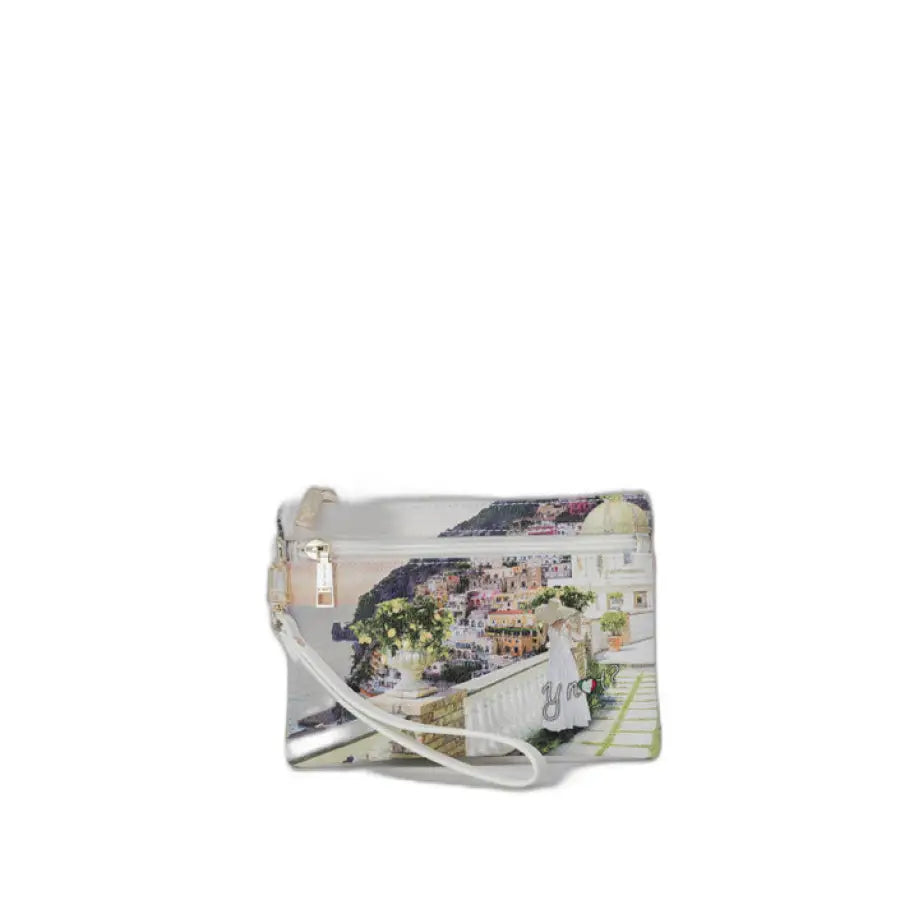 White floral print small bag for urban city style fashion by Y Not?