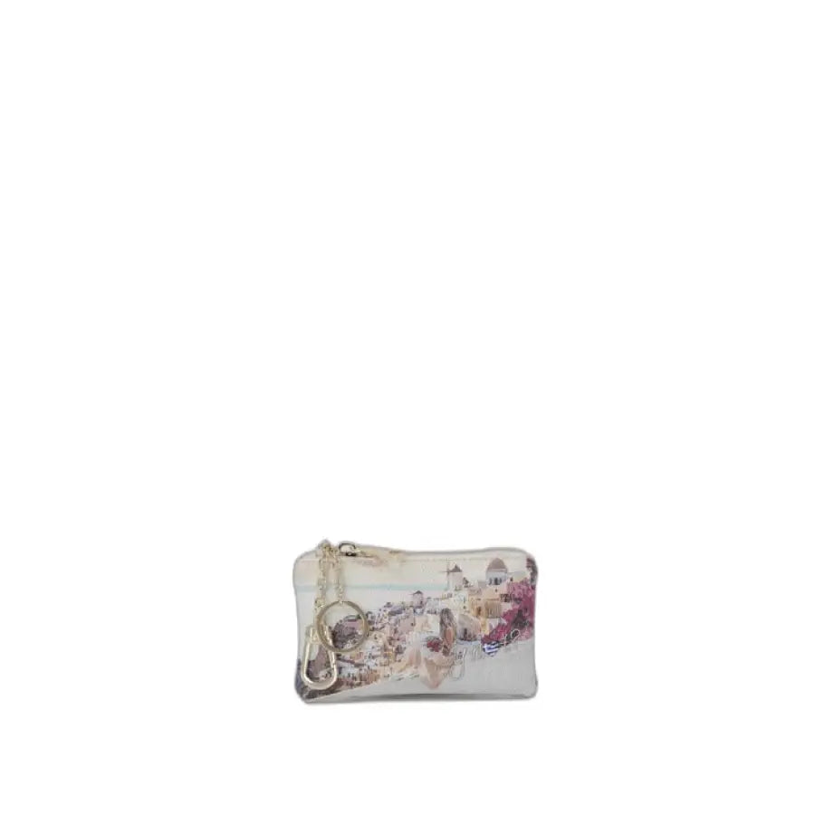 
                      
                        Small white purse with floral print - Y Not? Women Wallet for urban city style
                      
                    