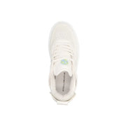 Stella McCartney white leather slip-on sneakers with chunky sole and perforated upper