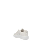 Weißer Plateau-Sneaker aus Leder mit elegantem, minimalistischem Design und dezentem Fersenlogo für Damen von Stella McCartney