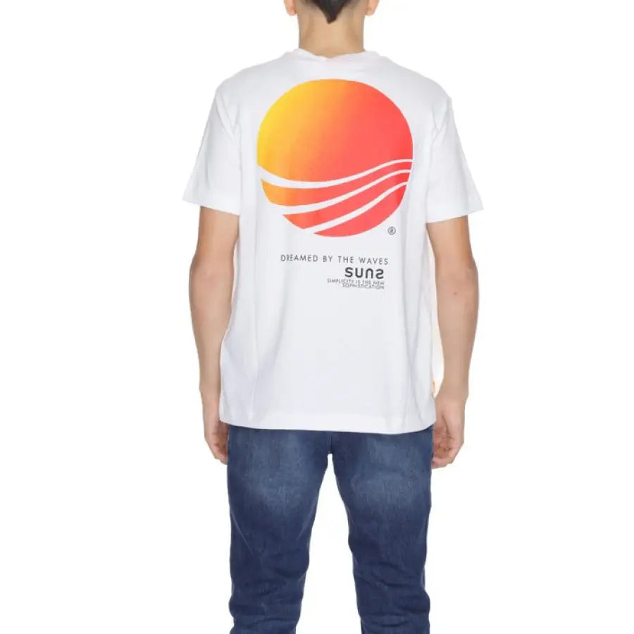 Suns Suns Men T-Shirt featuring sunset design, perfect casual men t shirt
