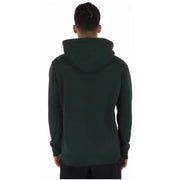 Superdry men’s green print hooded sweatshirt with soft textured fabric ribbed cuffs and front pockets