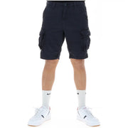 Superdry Herren-Cargoshorts in Dunkelblau mit mehreren Taschen und strapazierfähigem Material, Vorderansicht