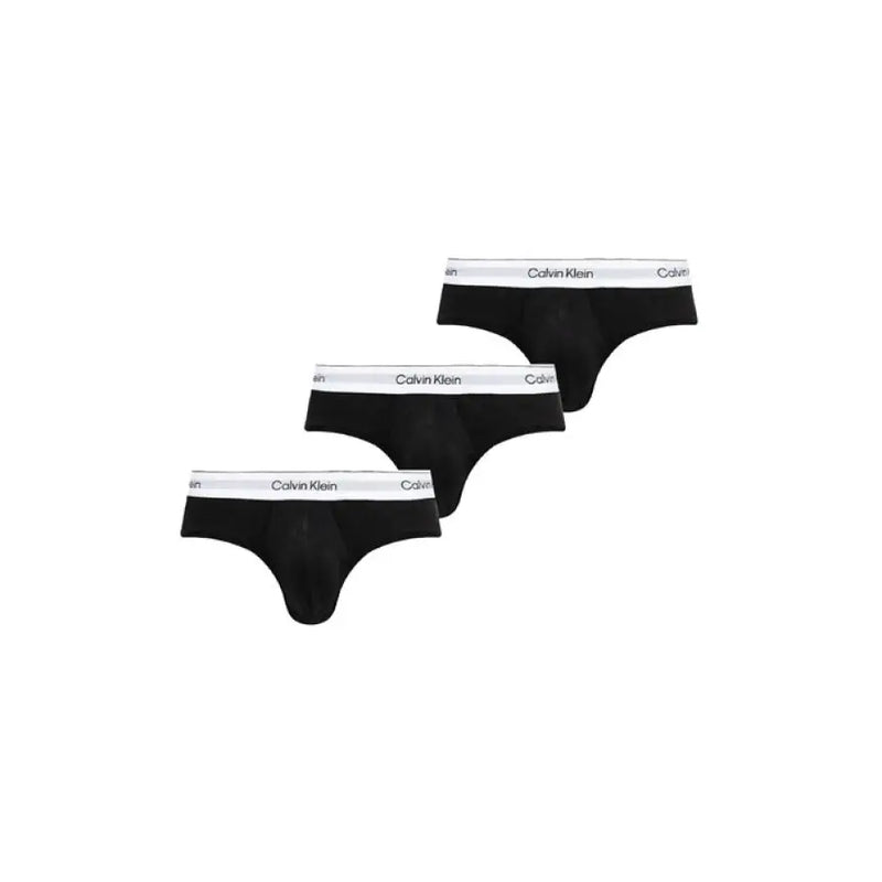 Black Calvin Klein briefs from the Thong and Brief Collection for men