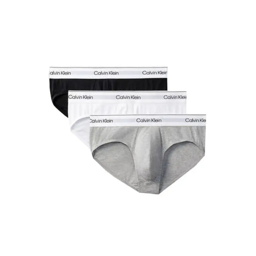 Three pairs of Calvin Klein briefs from the Black Calvin Klein Thong and Brief Collection