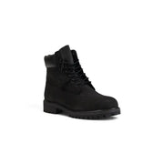 Timberland Schwarze Herren-Schnürstiefel aus Leder (Modell TB110073001) mit Obermaterial aus Wildleder und Gummisohle in 6-Zoll-Ausführung