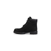 Timberland Schwarze Herren-Schnürstiefel aus Leder (TB110073001) mit schwarzem Wildleder-Obermaterial und Gummisohle