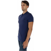 Timberland Herren-T-Shirt aus blauer Baumwolle, Kurzarm, marineblau, Rundhalsausschnitt, lässig, bequeme Passform