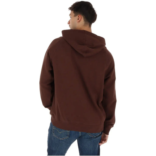 Timberland Brauner Herren-Hoodie aus Baumwolle mit Reißverschluss, weicher, lässiger Passform und gerippten Bündchen für angenehmen Tragekomfort