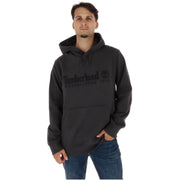 Schwarz timberland Herren-Hoodie mit dezentem Logo und dem Aufdruck „Gründung 1872“ aus Baumwollfleece mit Taschen