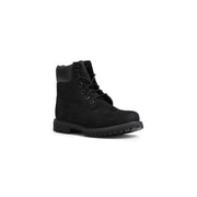 Timberland Schwarze Damen-Stiefelette aus Wildleder, 15 cm hoch, mit Gummiprofilsohle