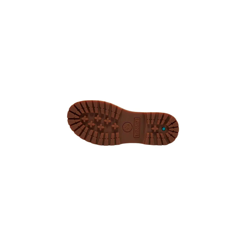 Brown rubber sole with textured tread and timberland logo embossed near heel of timberland women leather sandals beige buckle