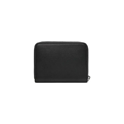 Tommy Hilfiger black zip wallet for women with sleek minimalist design