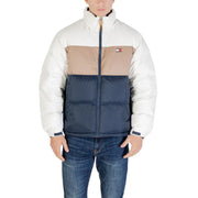 Tommy Hilfiger Herren-Daunenjacke mit Farbblockmuster.