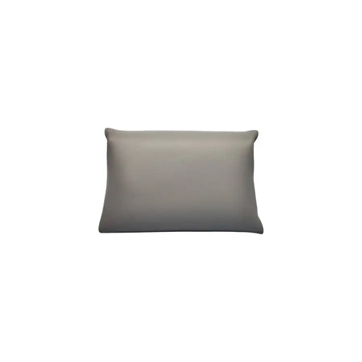 Soft gray rectangular pillow displayed with Tommy Hilfiger Grey Women Shoulder Bag with Inside Pocket