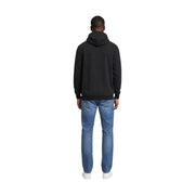 Tommy Hilfiger Jeans Schwarzer Herren-Hoodie aus Bio-Baumwolle mit klassisch-minimalistischem Design und Kapuzenpullover-Stil