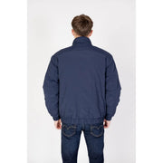 Marineblaue, wattierte Nylon-Bomberjacke mit elastischen Bündchen und Saum von Tommy Hilfiger Jeans Herrenkollektion