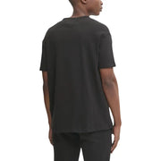Schwarze Baumwolle Tommy Hilfiger Jeans Männer t-shirt mit Rundhalsausschnitt und kurzen Ärmeln für lässige Kleidung