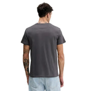 Tommy Hilfiger Jeans Männer t-shirt Dunkelgraues, kurzärmeliges Oberteil mit Rundhalsausschnitt aus weichem Baumwollstoff