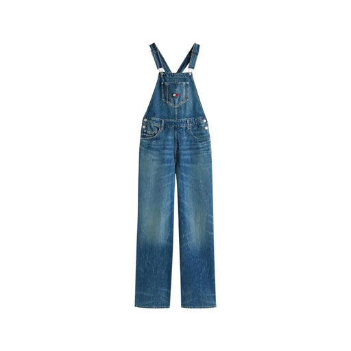 Tommy Hilfiger Hellblauer Jeans-Overall mit klassischem Design und Logo-Patch