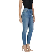 Hellblaue, hochgeschnittene Skinny-Jeans für Damen von Tommy Hilfiger Frühjahr/Sommer-Kollektion