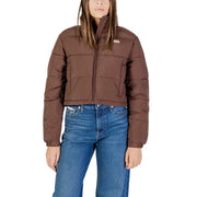 Tommy Hilfiger braune Damen-Steppjacke mit gestepptem Design