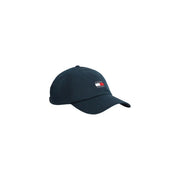 Dunkelblaue Tommy Hilfiger Herrenkappe mit kleinem, gesticktem Logo aus Bio-Baumwolle mit verstellbarem Schnallenverschluss